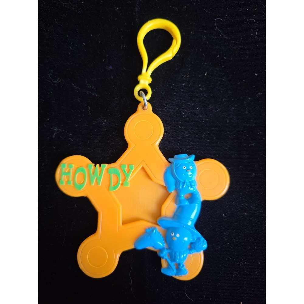 Vtg Arby's Framed Miniature Picture Frame Keychain "HOWDY" 2000 Retro Nostalgia